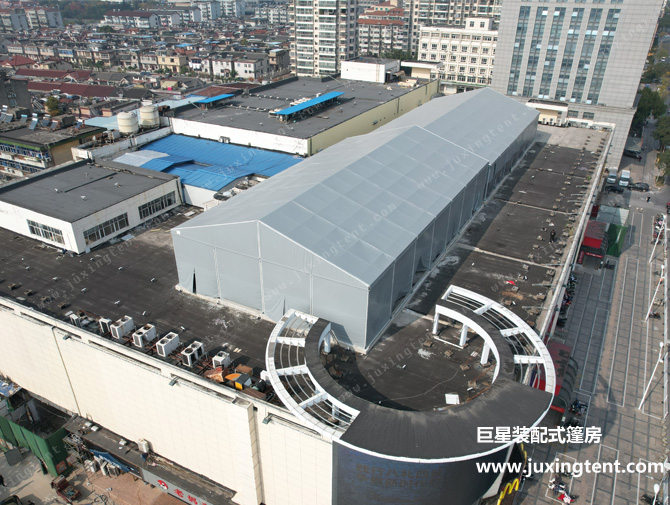 揚(yáng)州樓頂體育篷房 籃球、羽毛球篷房場館